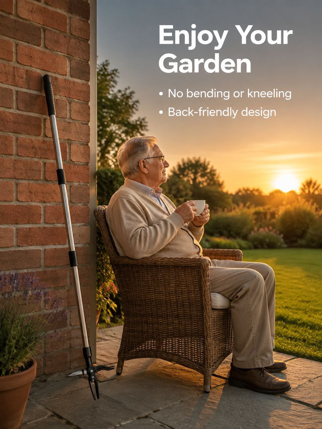 Efficient weed removal tool recommended by gardeners