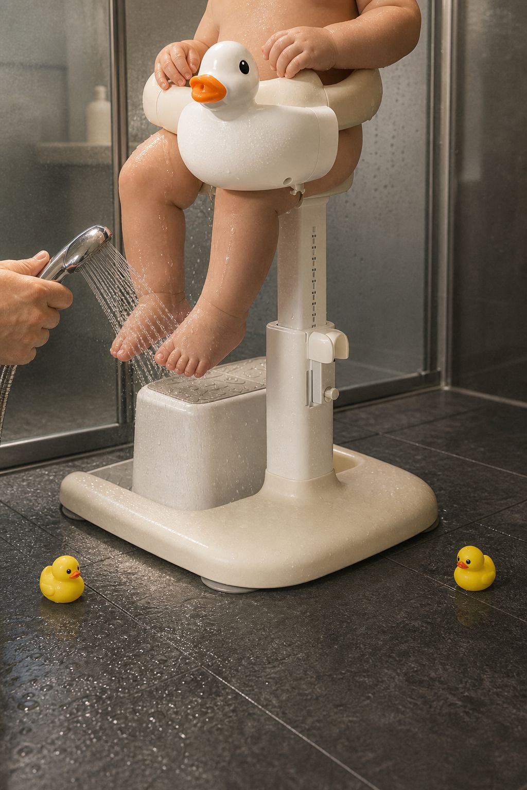 Compact and lightweight toddler bath seat