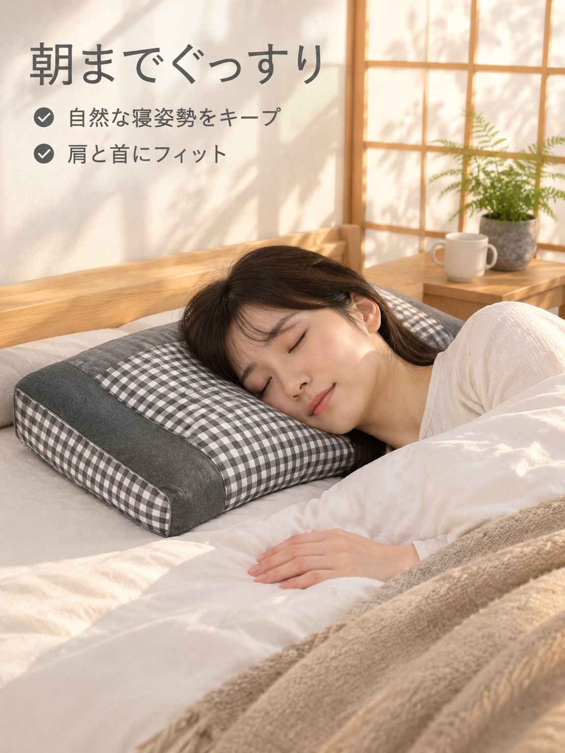 首・肩ケア快眠そば枕
