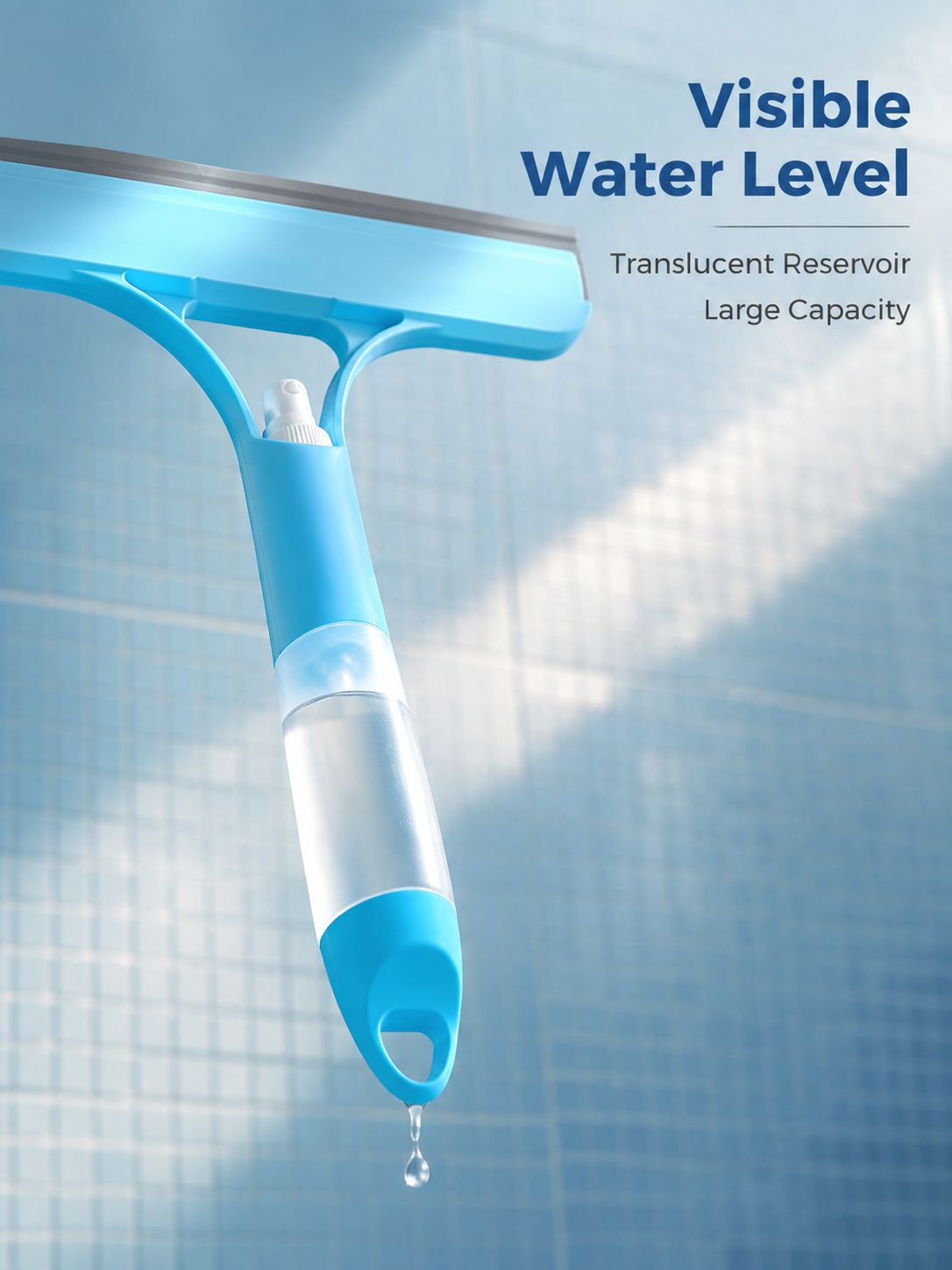 Multi-Functional Bathroom Glass Scraper Cleaner