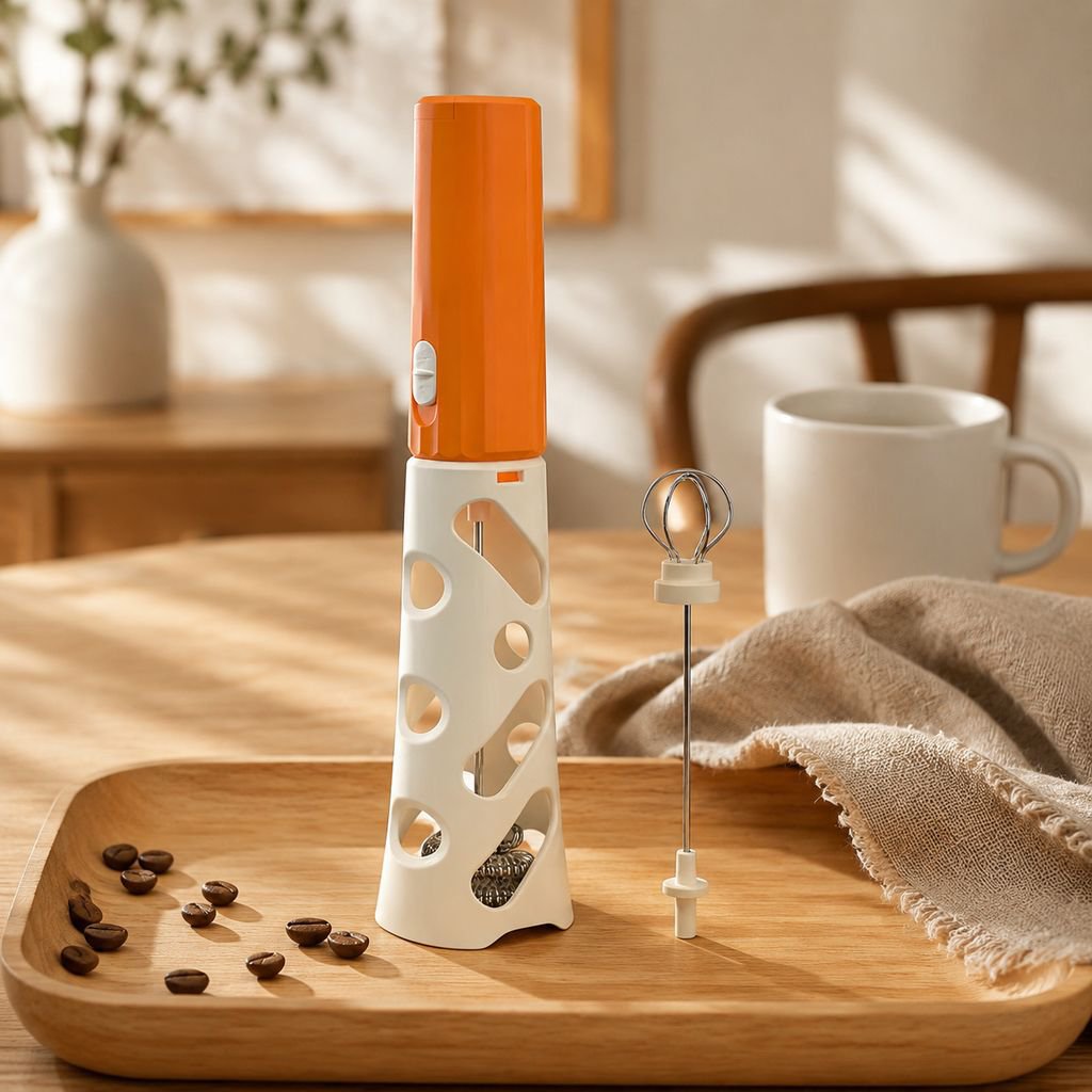 家庭用電動コーヒー泡立て器／ミルク泡立て器／攪拌器、ハンズフリーミルク泡立て器／攪拌器。