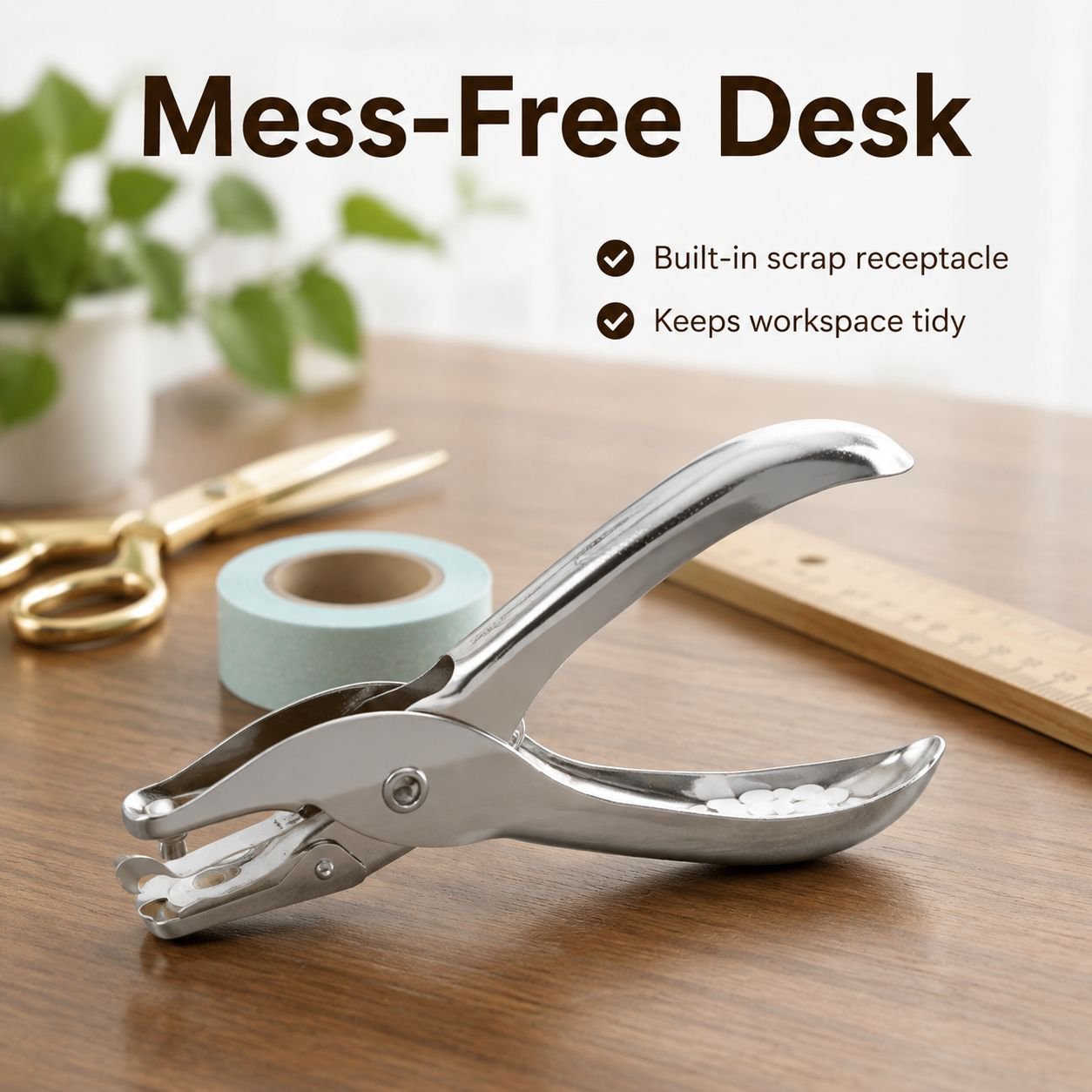 Handheld Multi-Purpose Hole Punch Pliers (6mm/3mm), Boxed, Factory Direct