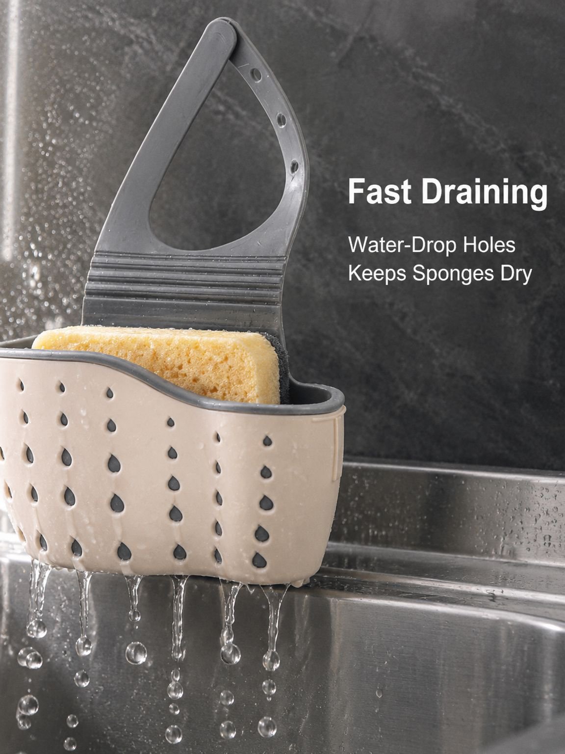 No-Drill Sink Caddy Organizer