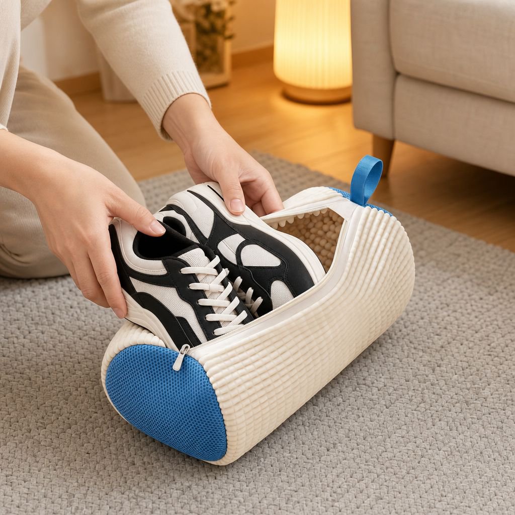 Home Shoe Cleaning Bag with Anti-Deformation Brush Set