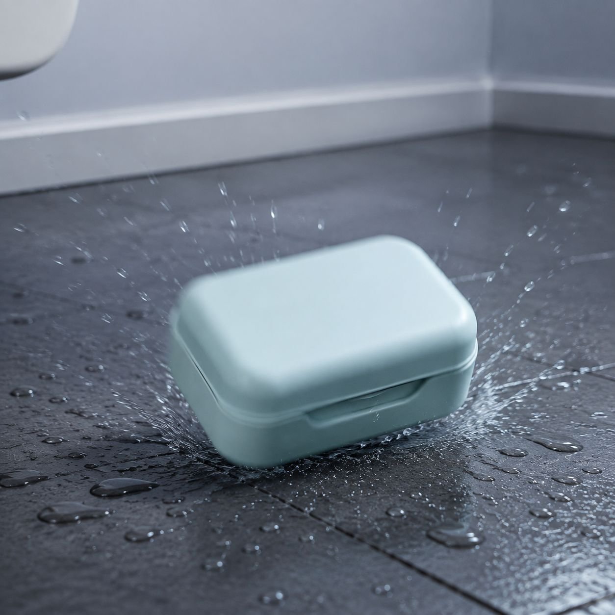 Compact soap holder for camping and gym