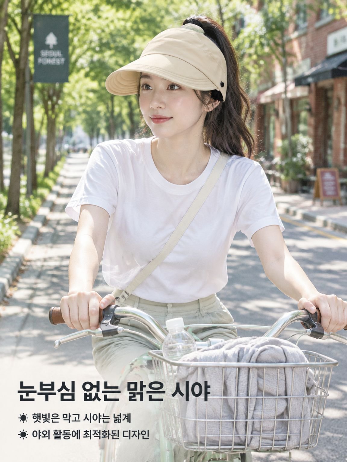 여름 통기성 썬캡 버킷햇