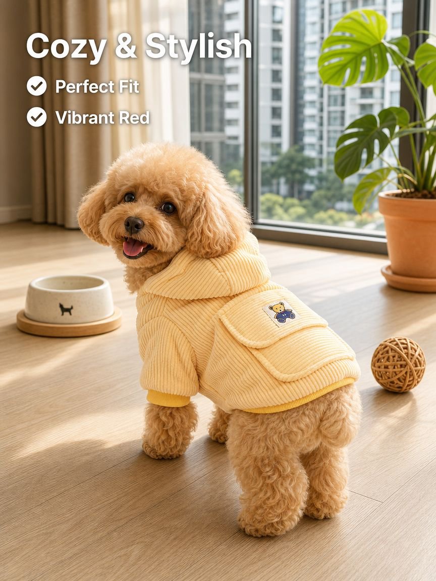 Warm dog cotton coat