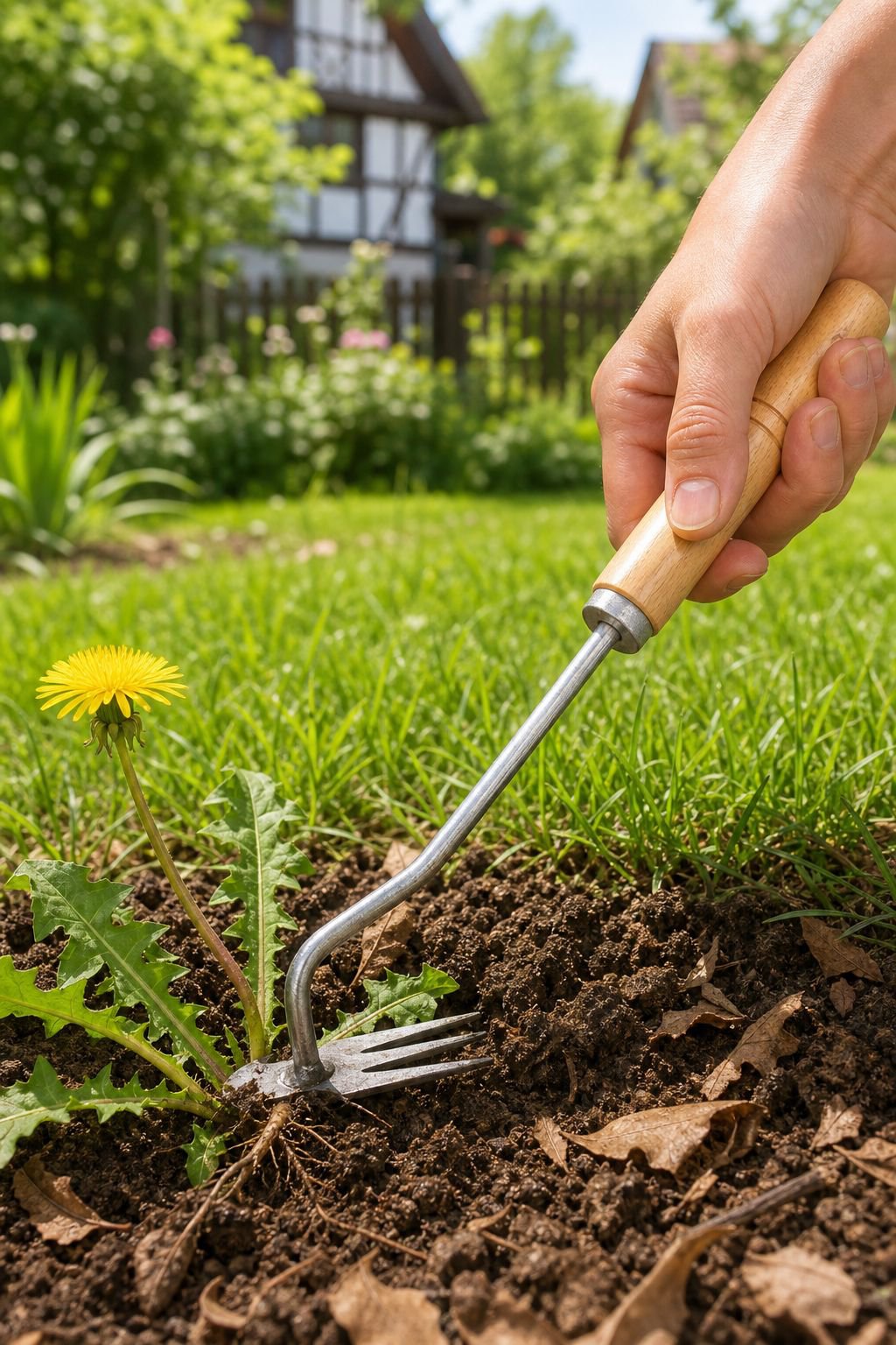 Garten-Unkrautmesser aus Edelstahl Handwerkzeug