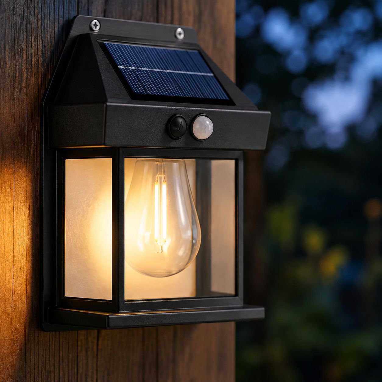 Durable vintage wall light with waterproof design