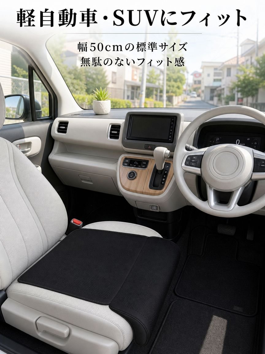 滑り止めカーシートクッション