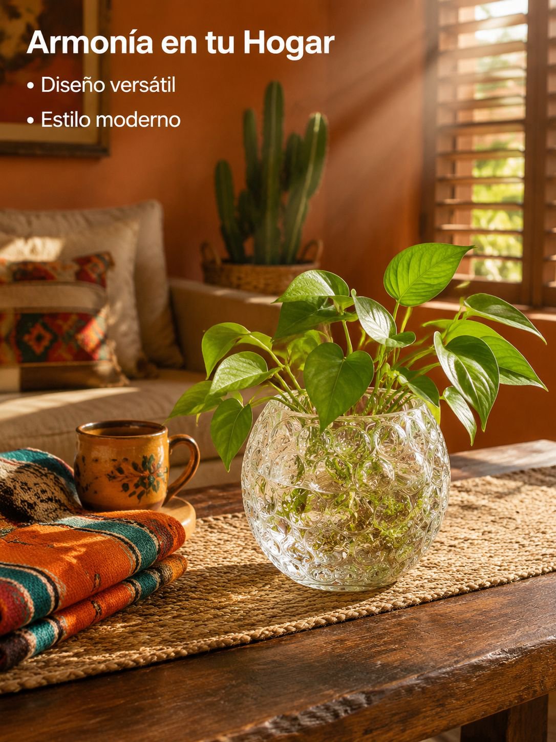 Botellas de agua para el cultivo de plantas de interior.