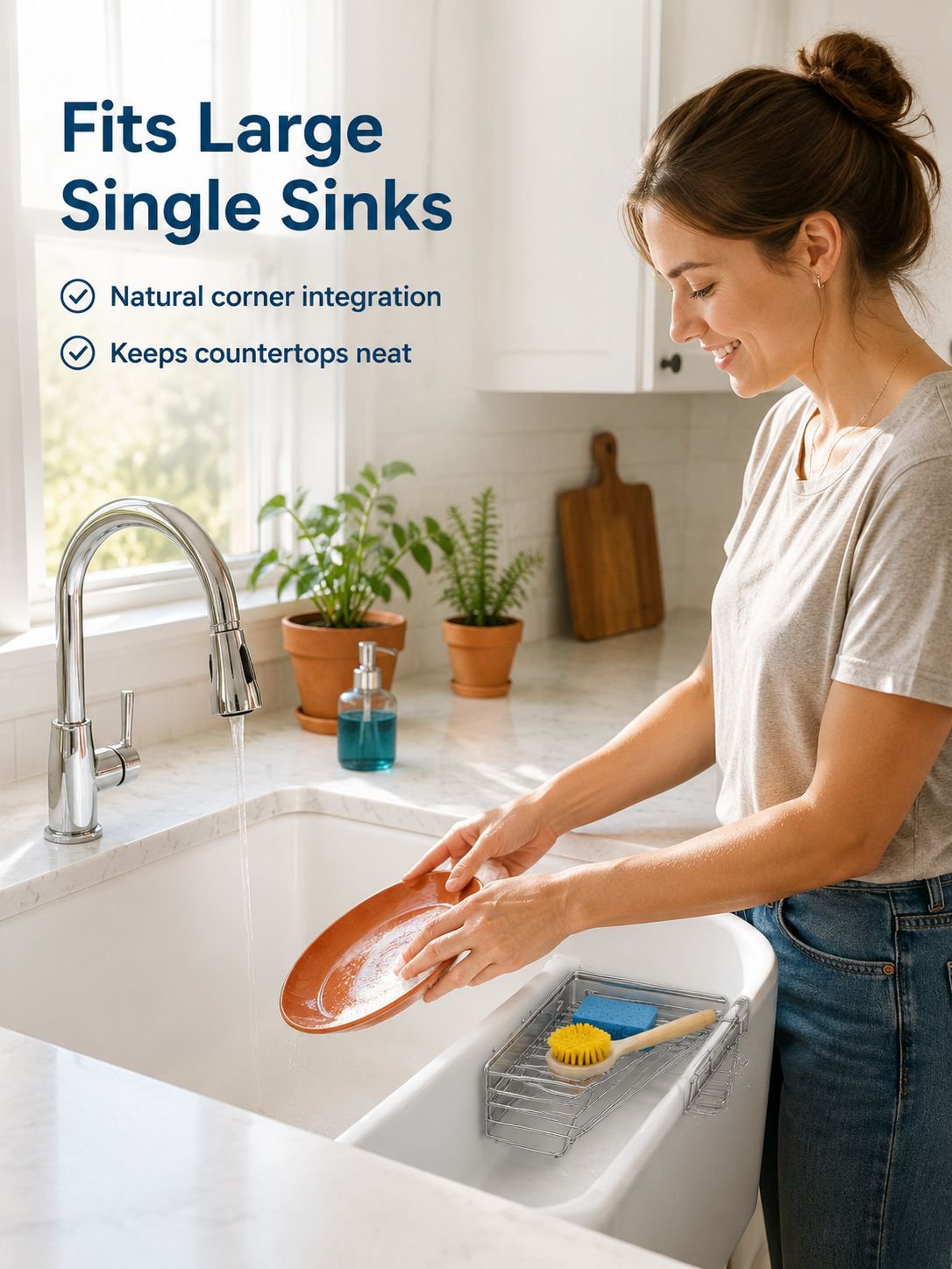 Stainless Steel Sink Draining Rack
