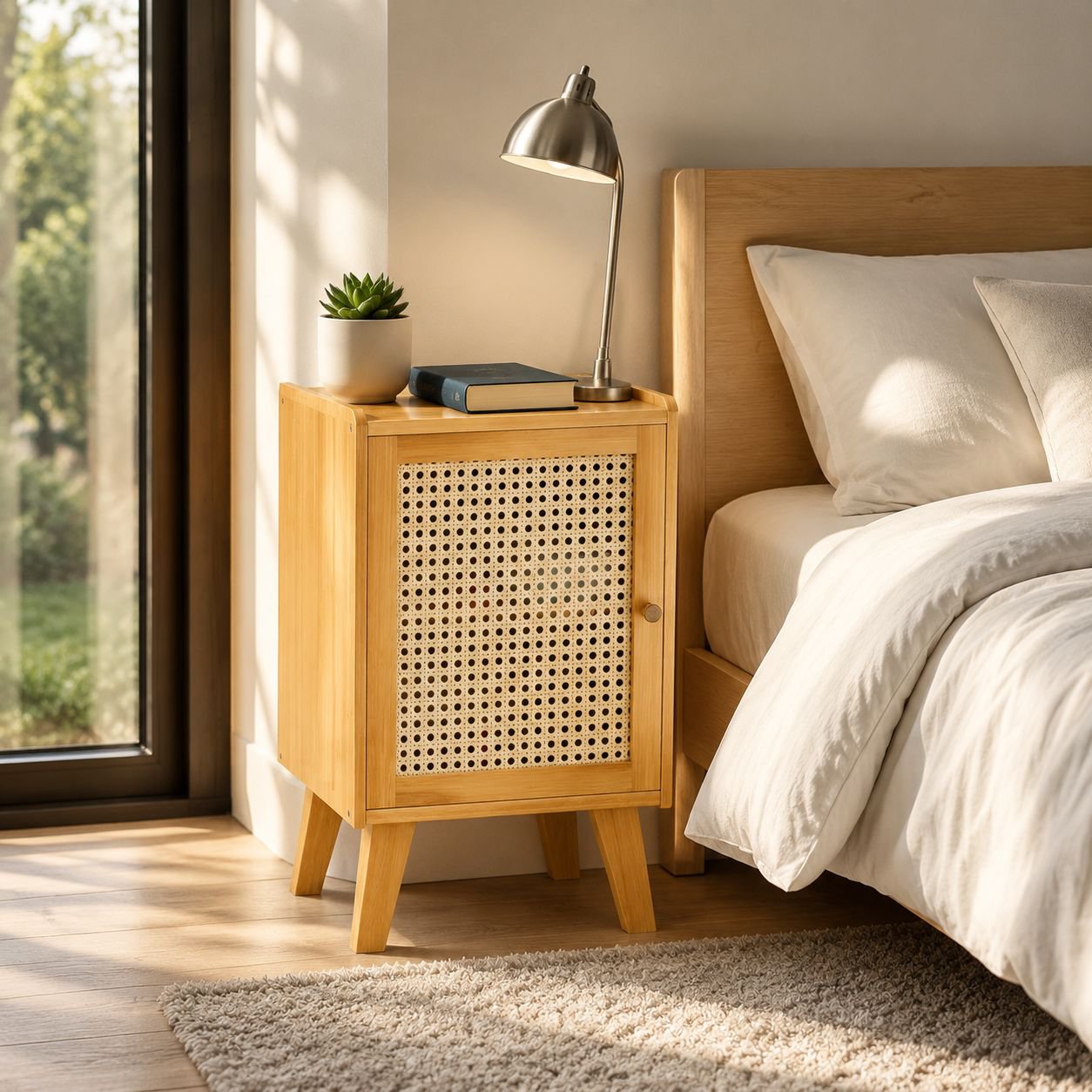 Bedside table rack small cabinet simple modern storage cabinet home bedroom rental room simple child