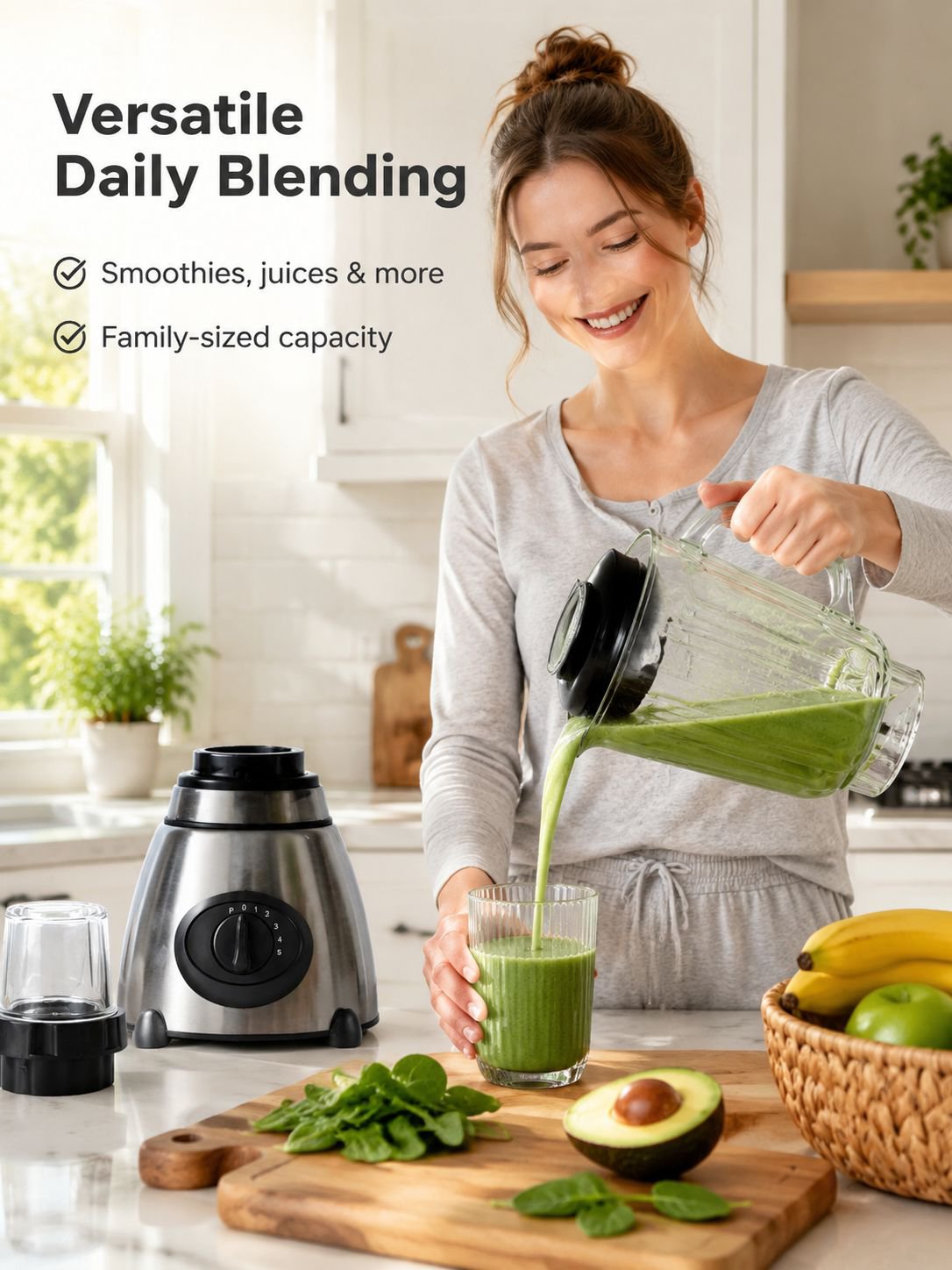 Multifunctional High-Speed Blender Juicer