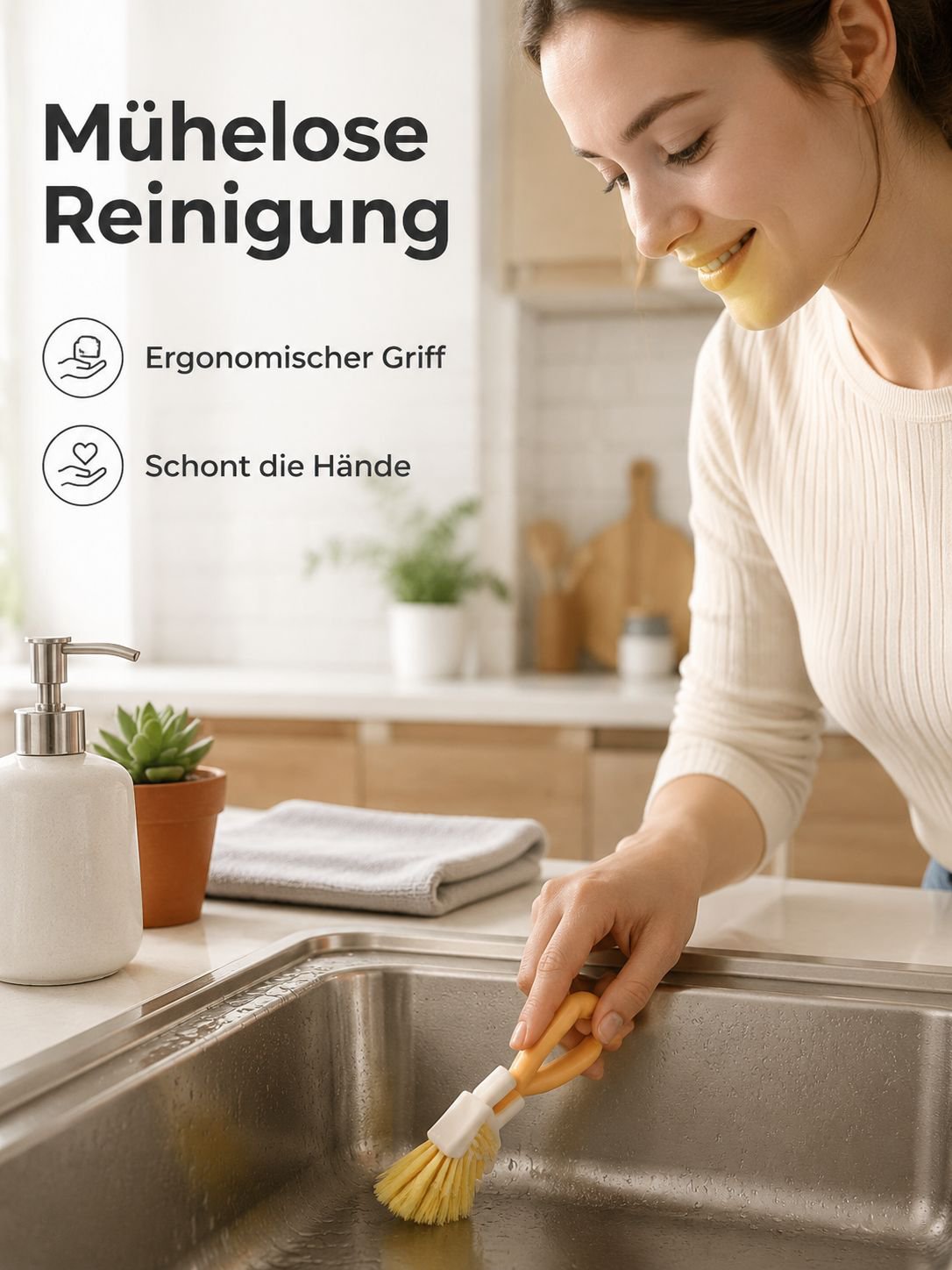 Multifunktionale faltbare Dreieck-Bürste