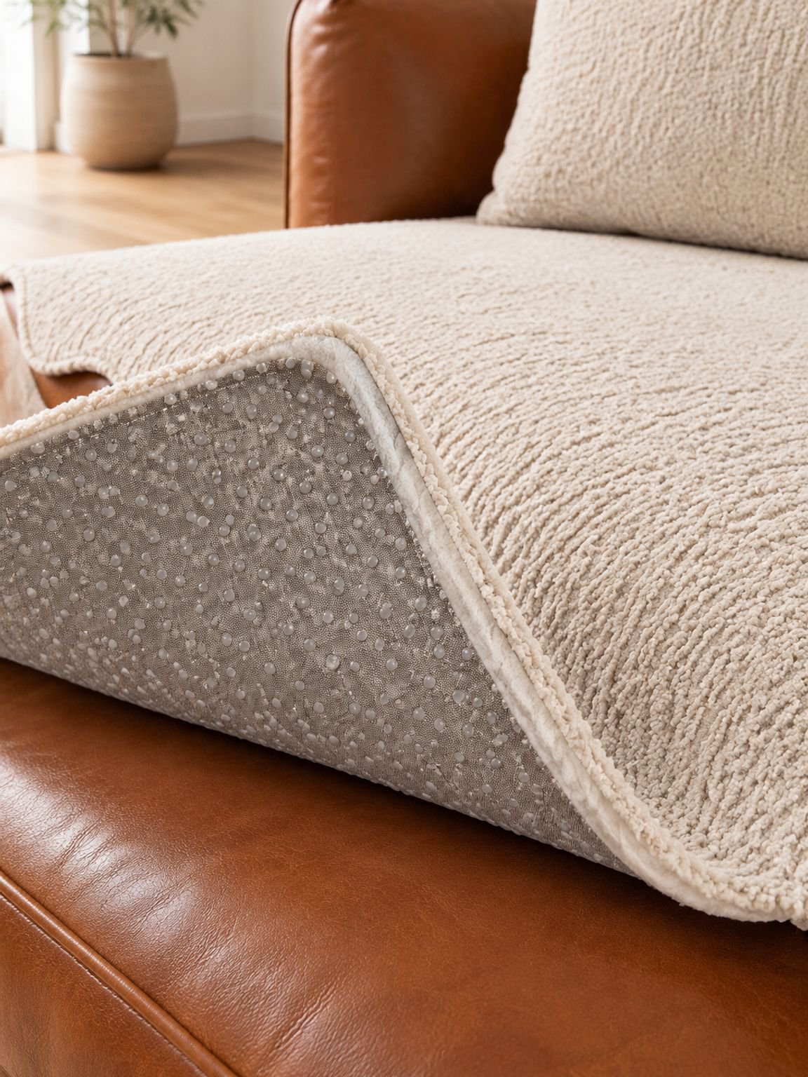 Coussin décoratif irrégulier pour canapé de style japonais contemporain