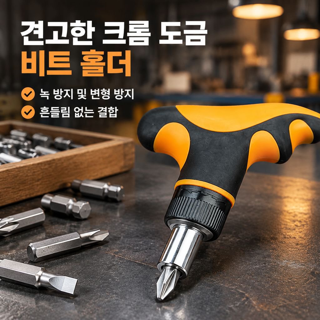 2세대 T형 72T 라쳇 드라이버 세트 정역회전 십자 일자 육각 별 핸들