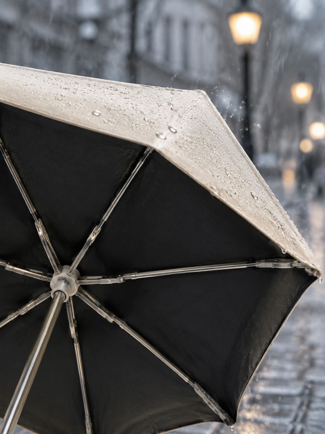 Ultra-Light Folding Mini Umbrella with Finger-Ring Handle