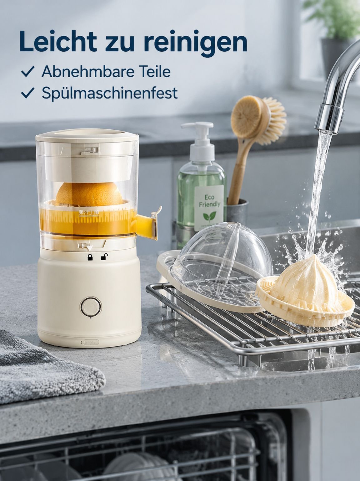 Vollautomatische kabellose Saftpresse