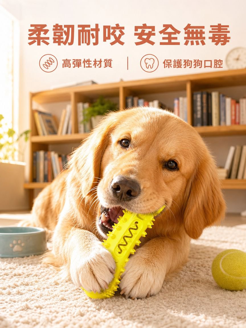 發聲鋸齒磨牙棒
