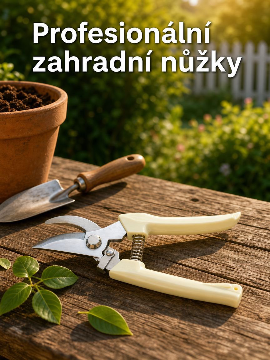Nerezové zahradnické nůžky na prořezávání