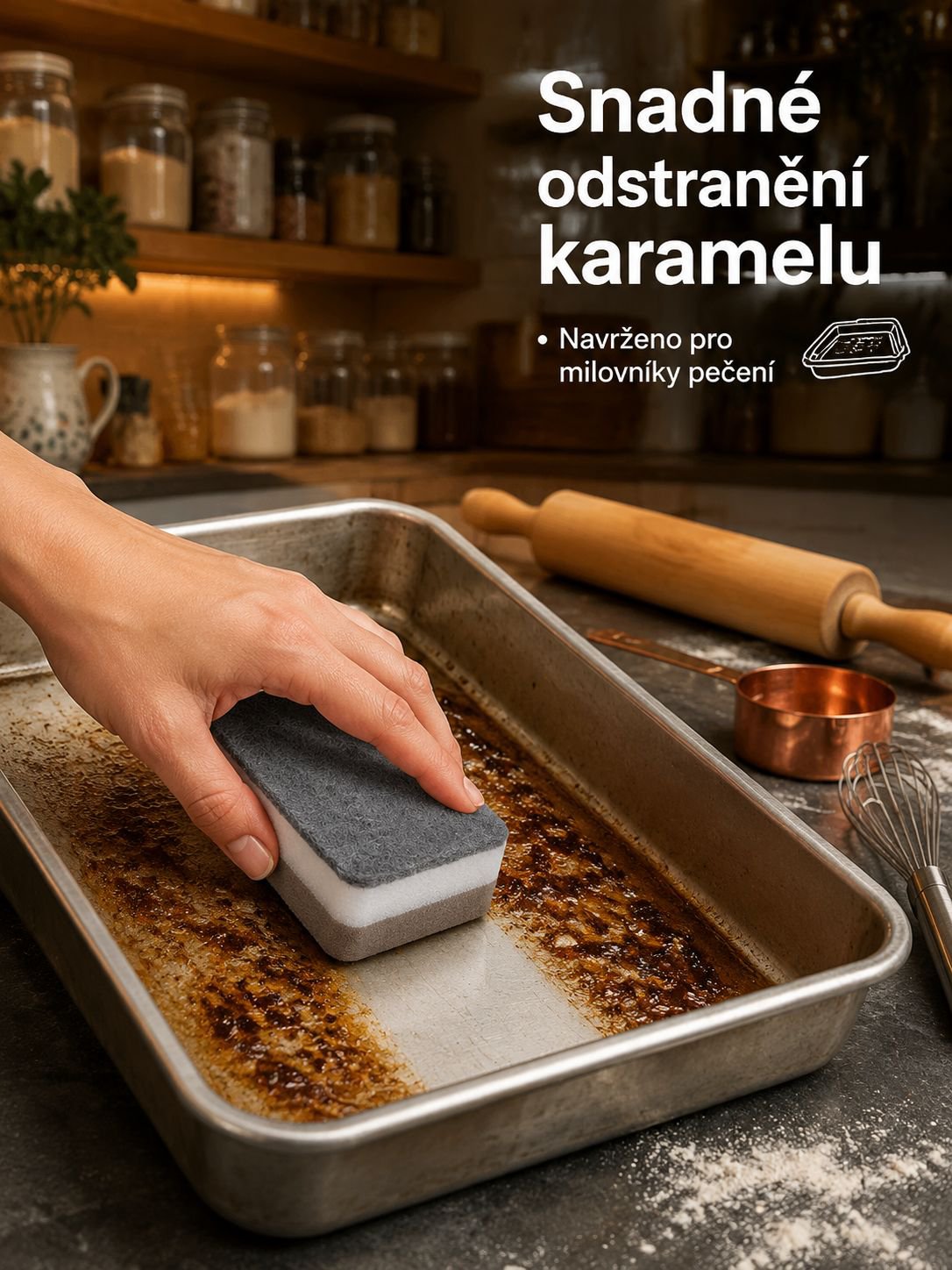 Zesílená houbička na mytí nádobí