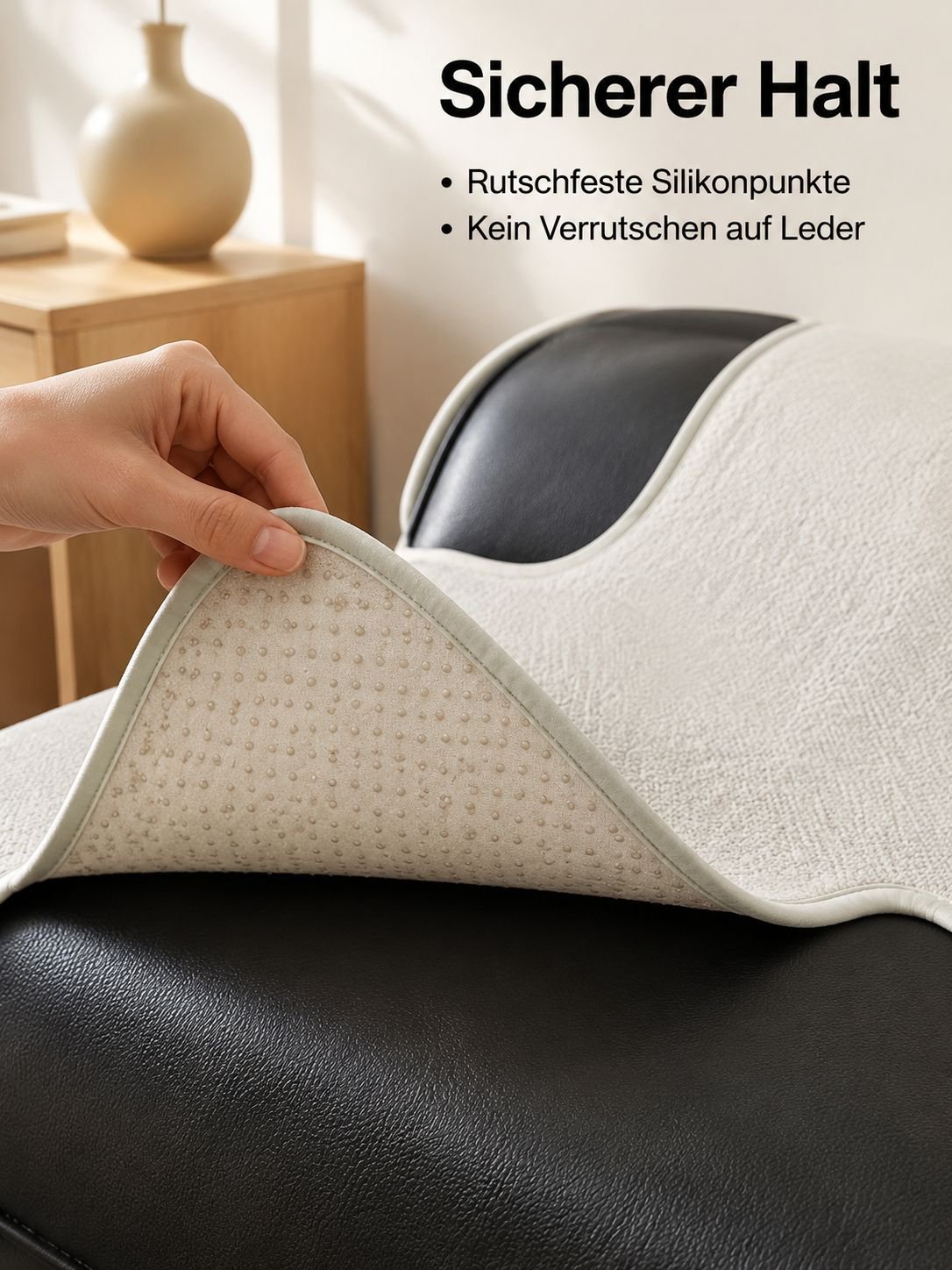 Neue rutschfeste Sommer-Sitzauflage und Sofabezug