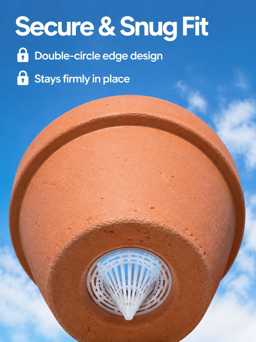 Flower pot breathable and drainable pad