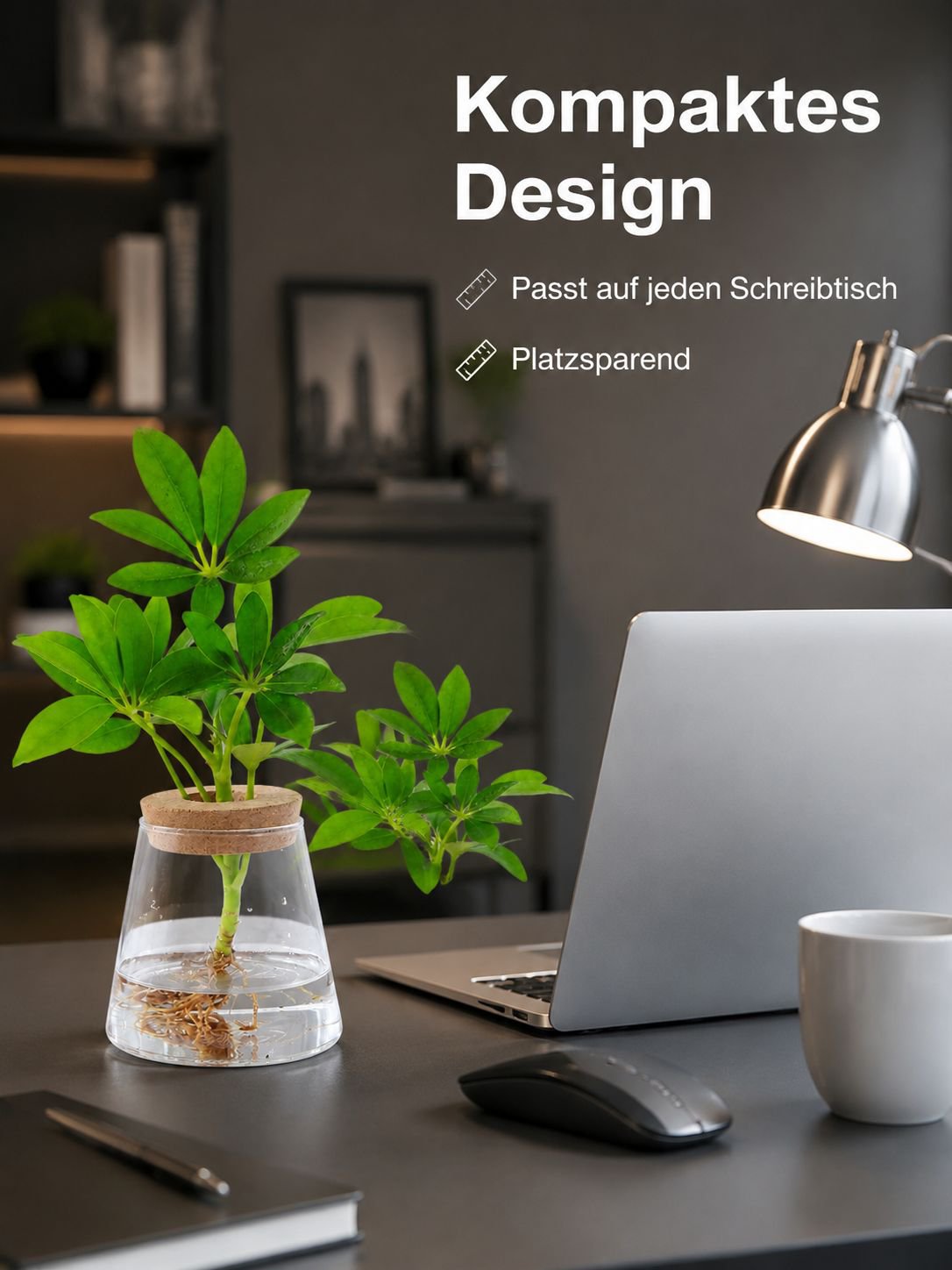 Miniatur-Landschaftsflasche, Bürotisch-Pflanzen-Ökoflasche