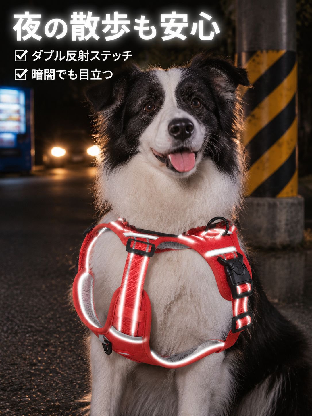 防衝撃ペット用ハーネス
