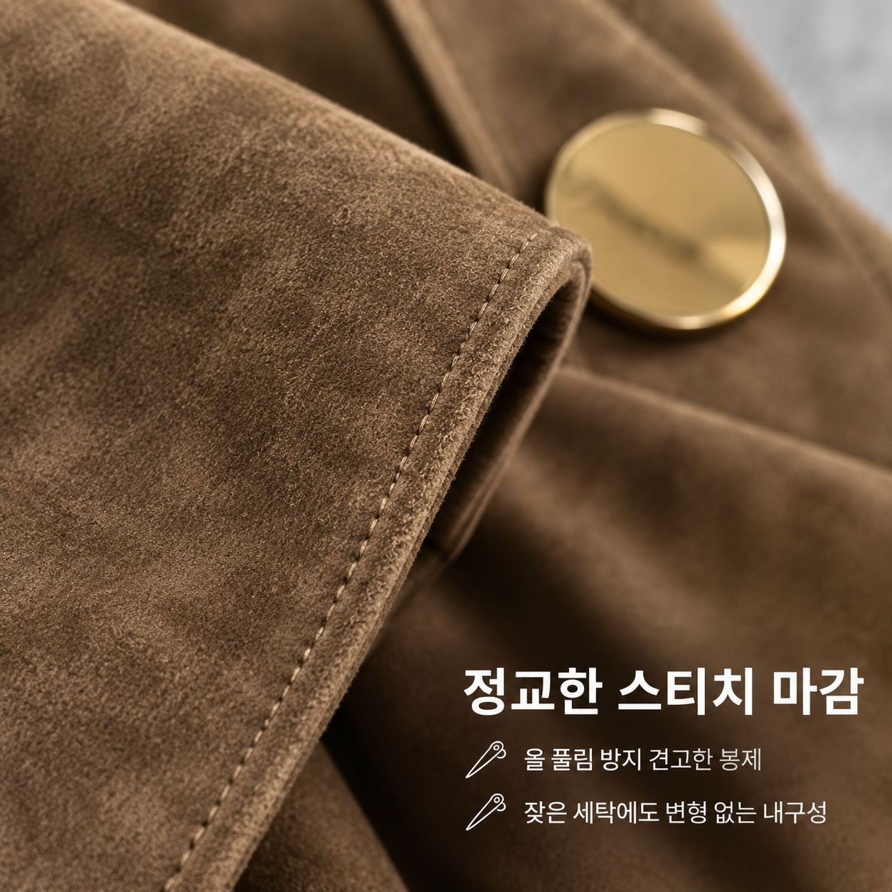 여성용 신상 가을/겨울 인조 스웨이드 재킷