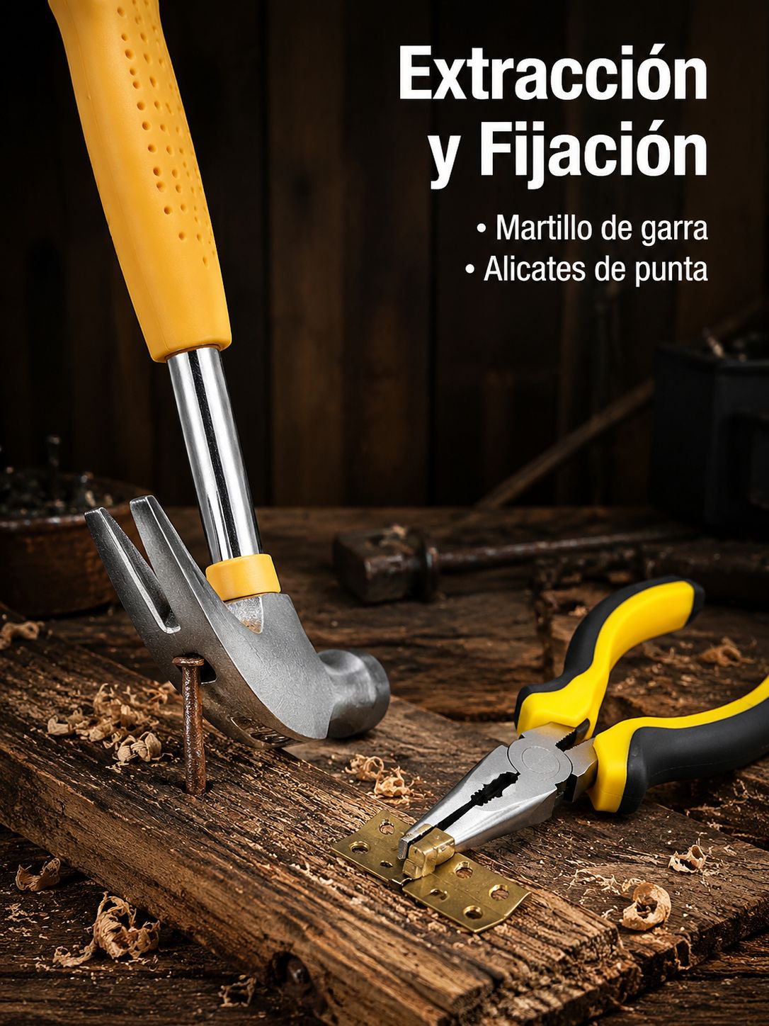Caja de herramientas para el hogar de 25 piezas