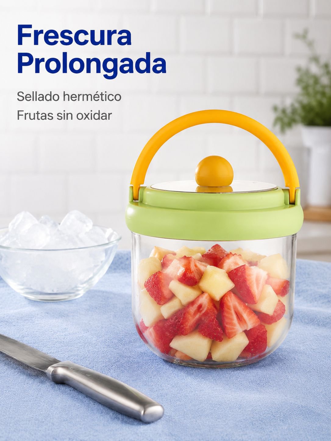 Taza de ensalada de frutas