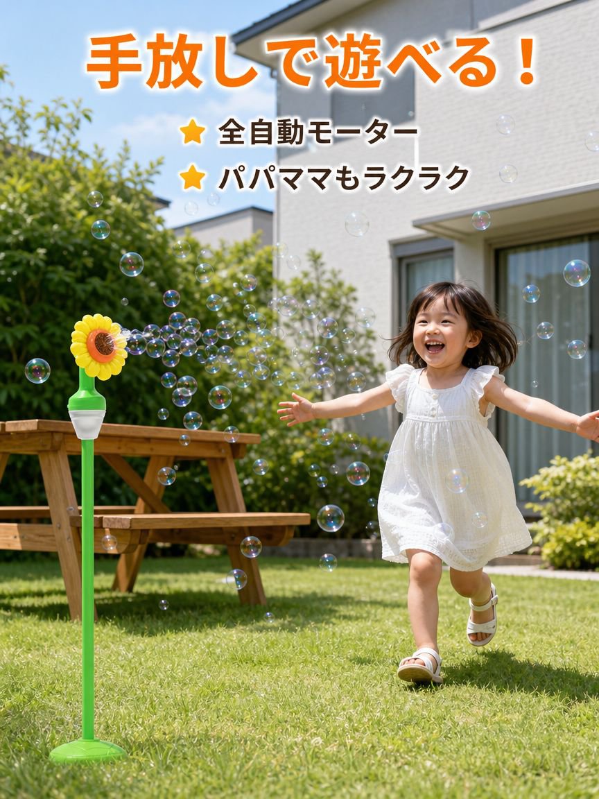 子供用全自動バブルマシン