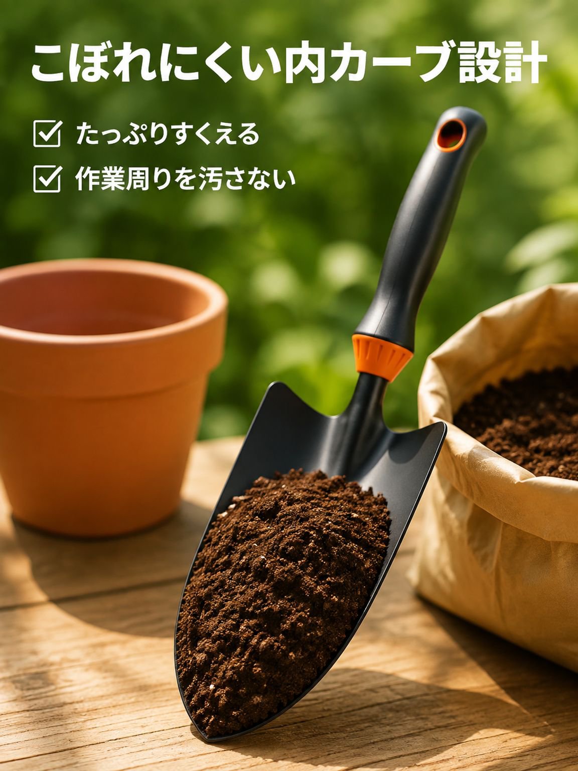 家庭用小型シャベル