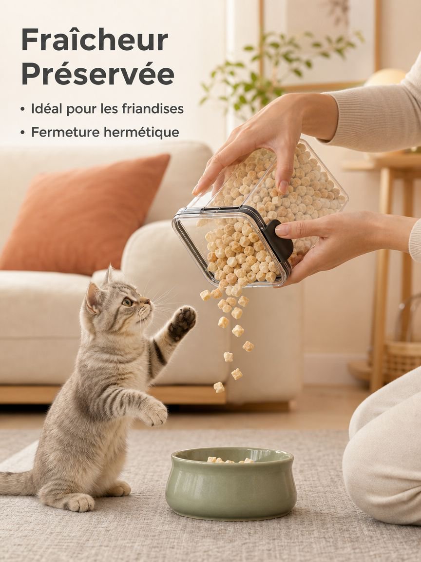 Solution de rangement pour aliments et snacks