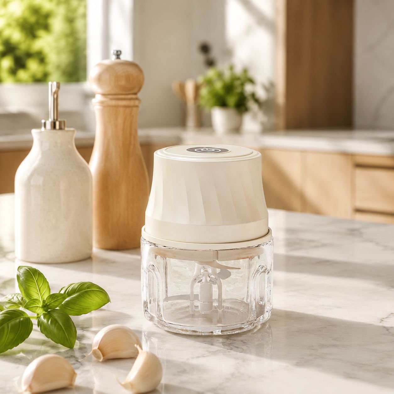 Multifunctional Electric Garlic Chopper Meat Mincer Food Processor