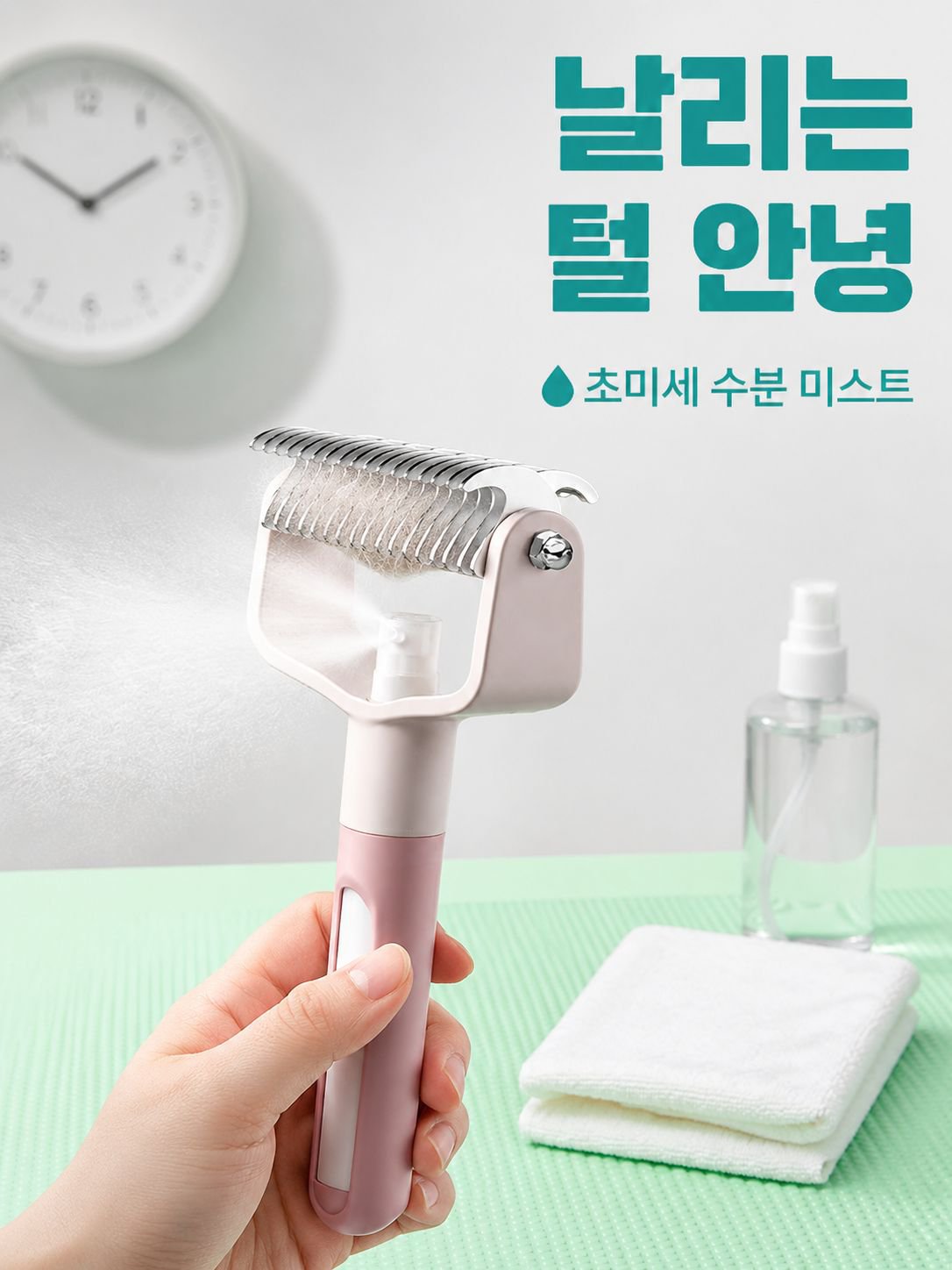 반려동물 털 관리 및 청소 도구 