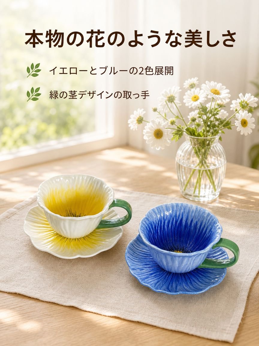 陶器のコーヒーカップ