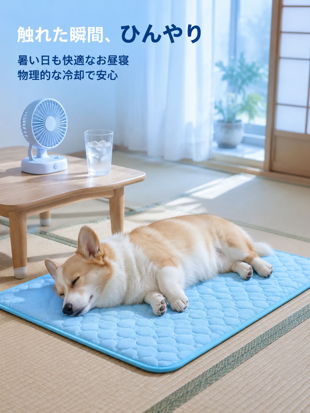 ペット用冷却スリーピングマット