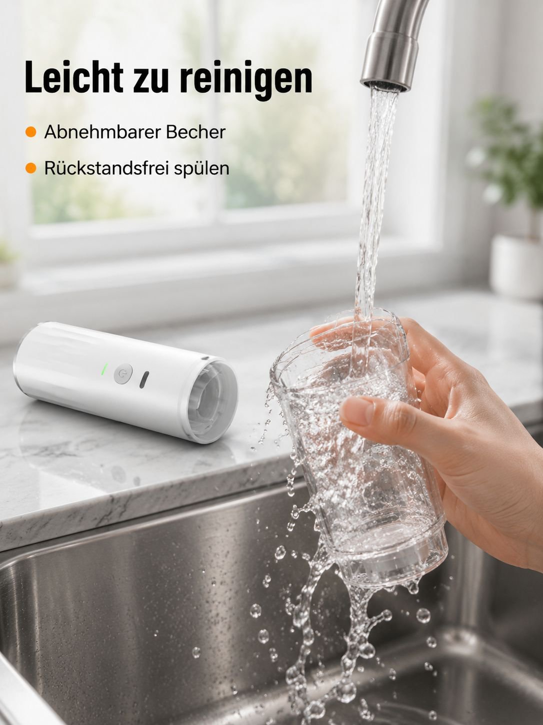 Kompakte Vakuumpumpe für Küche