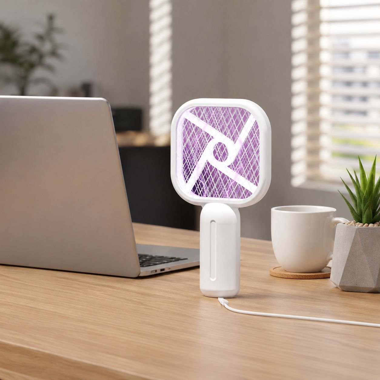 Electric bug zapper for indoor use