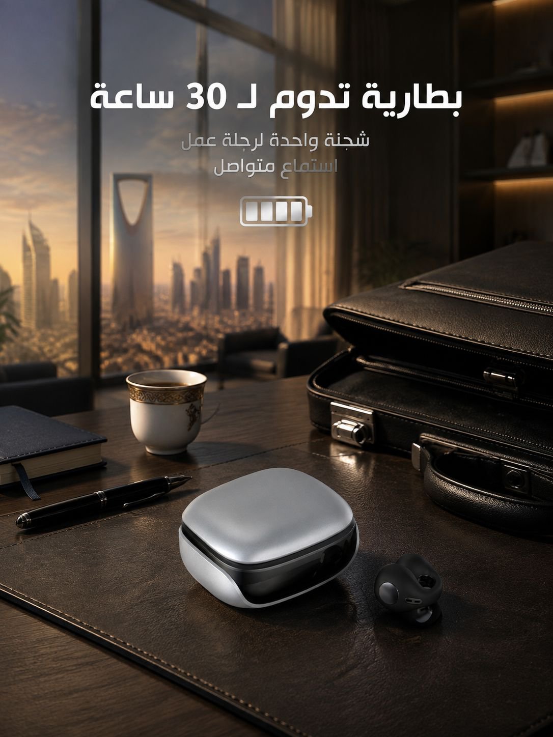سماعات البلوتوث المانعة للضوضاء (لا تأخير في الألعاب)