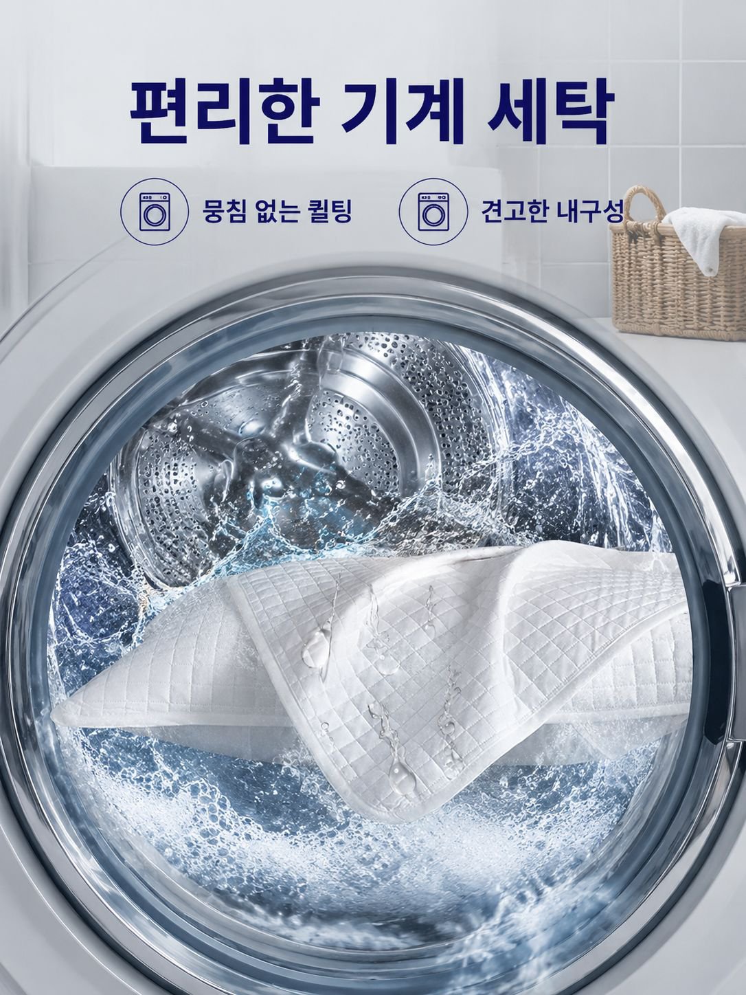 내구성 보온 베개커버 보호층