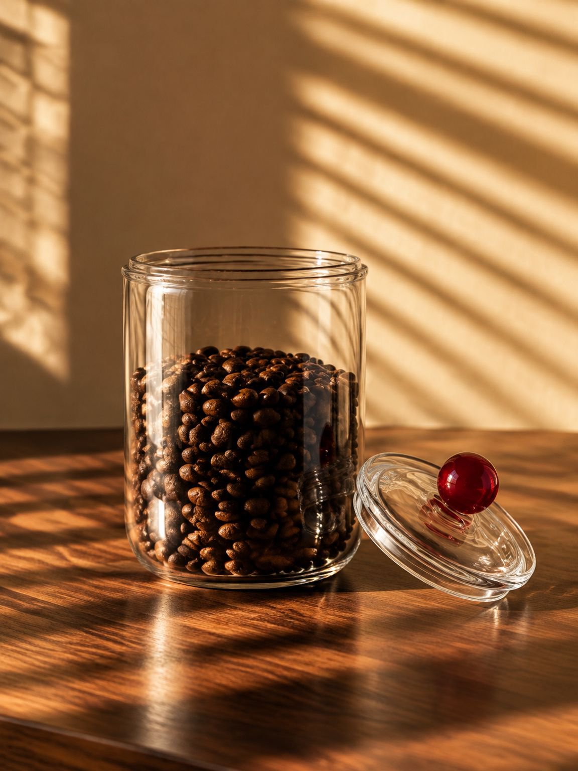Recipiente para almacenar granos de café