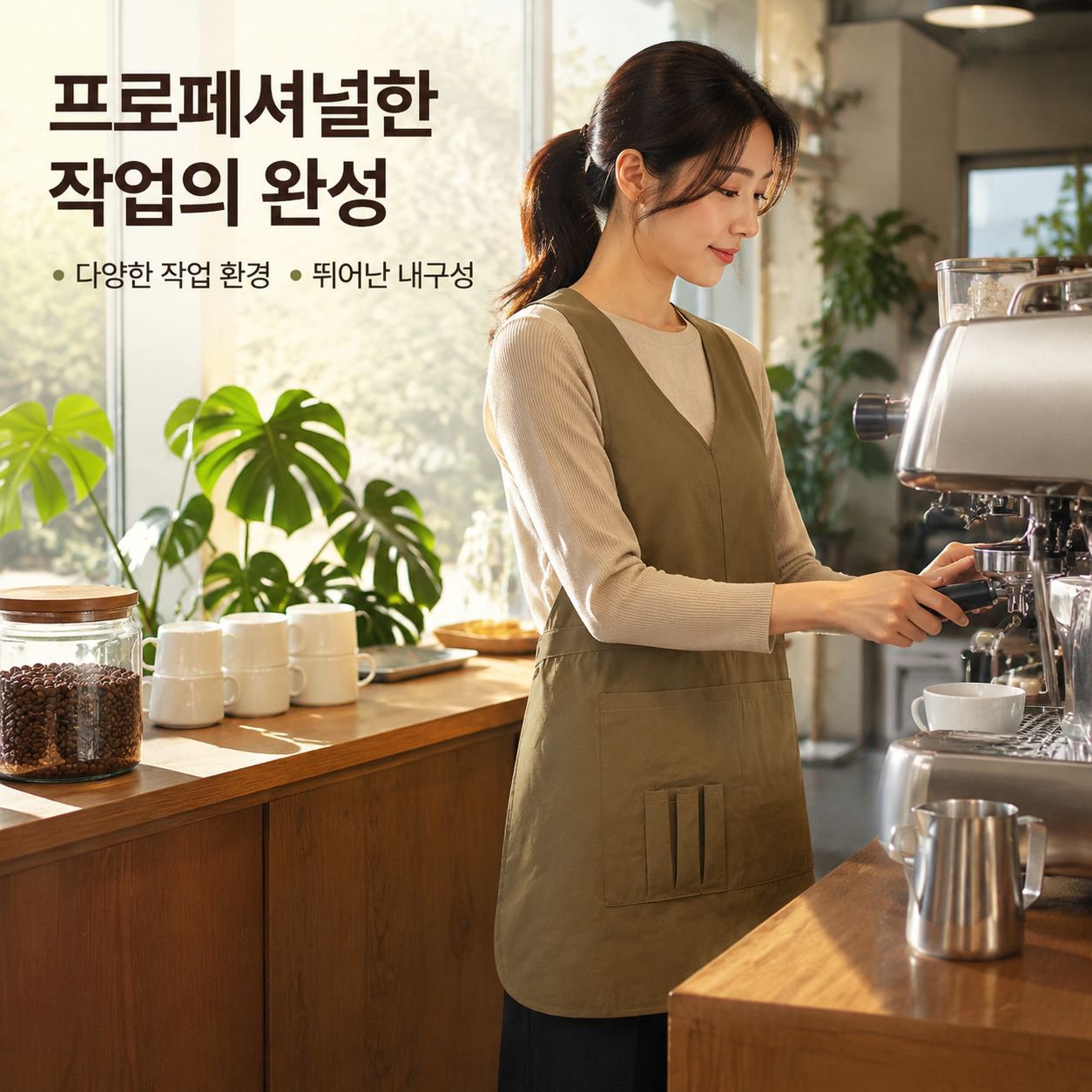 방수 및 방유 앞치마