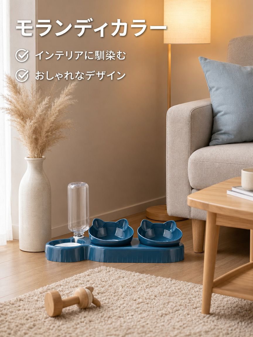 転倒防止自動給水器（犬用）