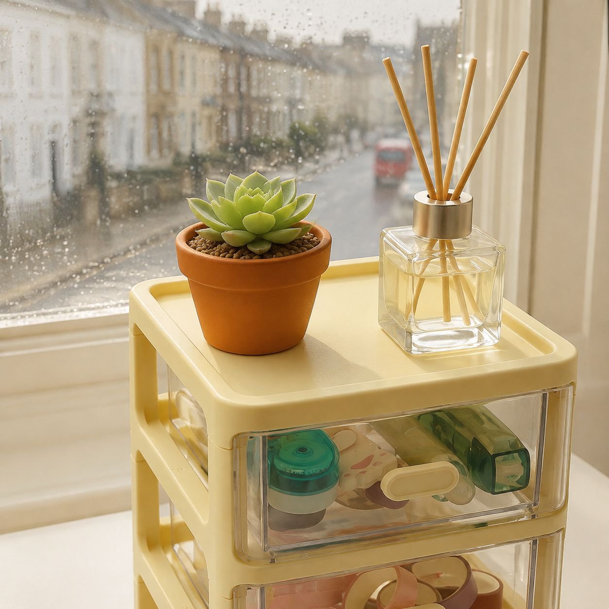 Drawer organizer for office desk with large storage capacity