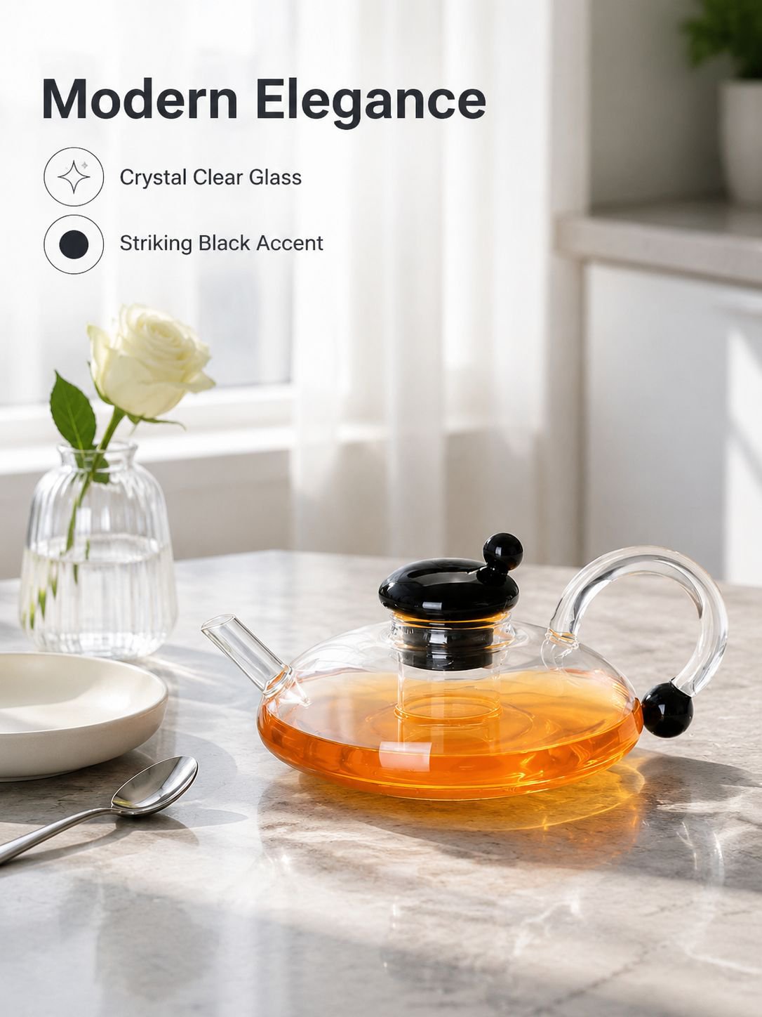 Borosilicate Thickened Glass Teapot