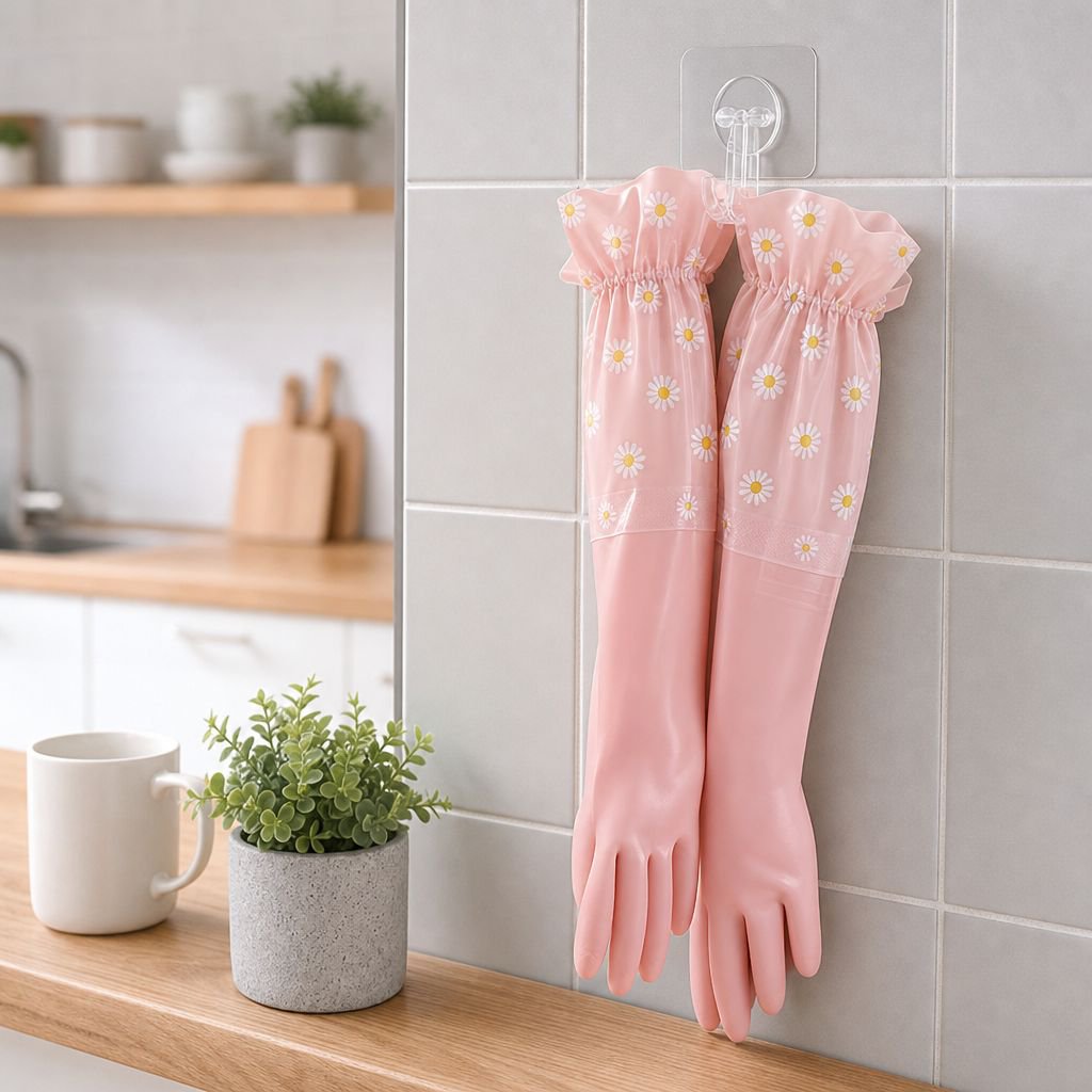 Ergonomische und widerstandsfähige Haushaltshandschuhe